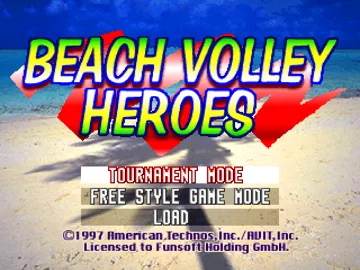 V-Ball - Beach Volley Heroes (EU) screen shot title